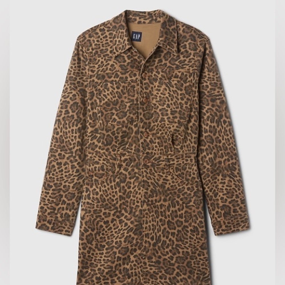 GAP Leopard Print Mini Dress sz. XL